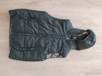 Pánská vesta prošívaná vel L zelená