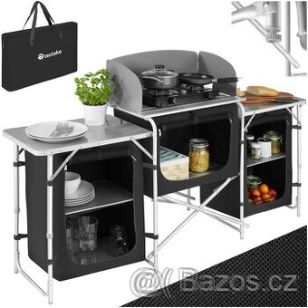 Kempingová kuchyně šedá nová