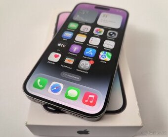 apple iphone 14 PRO 256gb Purple / Batéria 100%