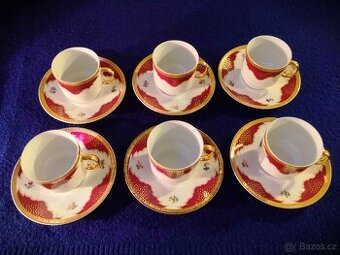Sada porcelánových šálků