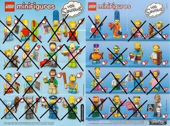 Koupím/vyměním Lego Simpsons - Simpsonovi figurky