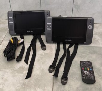 PŘENOSNÉ DVD PŘEHRÁVAČE DO AUTA S LCD SENCOR SPV-7766TD