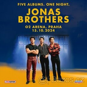 Jonas Brothers Praha Prague O2 aréna 2024 - 2 vstupenky