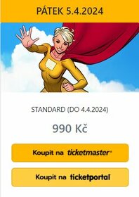 2x Vstupenka Comic Con Prague 2024 - Pátek 5.4.