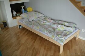 drevena postel 80x200 jednoluzkova rost jednoluzko - 1