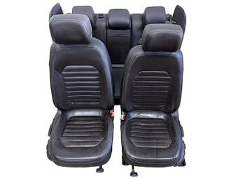 Sedačky hnědá kůže VW Passat B7 kombi r.v. 2011