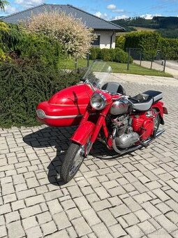 Jawa 500/2 0HC se sidecarem a doklady TP/STK 4 roky
