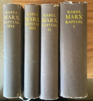Karel Marx Kapitál - I, II, III-1, III-2