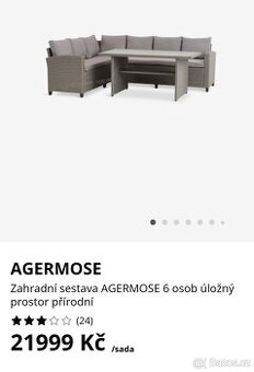 Nové ratanové posezení