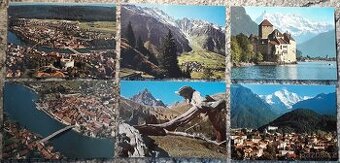 Pohľadnice - Nem., Rak., Šva., Bul., Rum. - 995 kusov