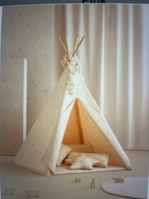 Dream Pink -dětský stan Phoenix TeePee Gold Stella - 1