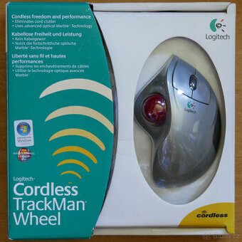 trackball Logitech Cordless TrackMan Wheel
