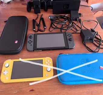 Nintendo Switch i Lite v TOP stavu + příslušenství