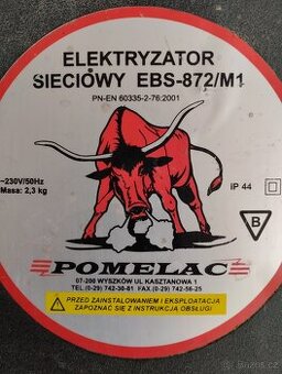 Prodám elektrický ohradník Pomelac