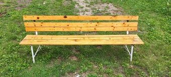 Prodám skládací zahradní lavici 220 cm - 1