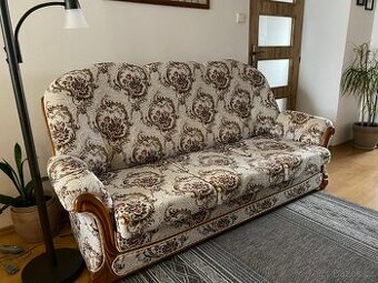 Rustikální sedací souprava 3+1+1