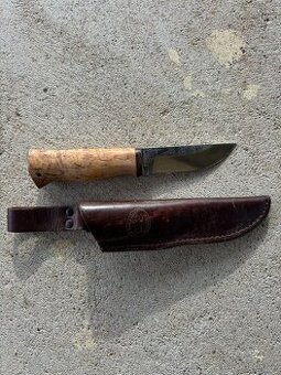 Lovecký nůž A&R Zlatoust RWL-34 – karelská bříza, kožené pou