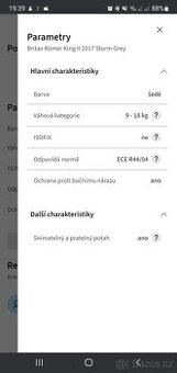 Dětská autosedačka Britax