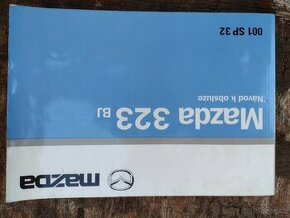 Prodám návod k obsluze Mazda 323