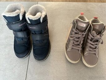 Dívčí podzimní - zimní boty GEOX