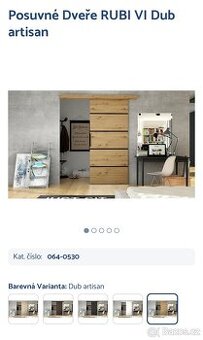 Posuvné dveře RUBI 800 mm