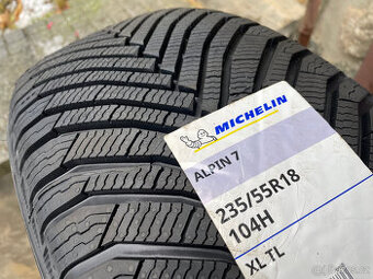 NOVÉ ZIMNÍ MICHELIN ALPIN7 235/55/18 104H XL DOT2024