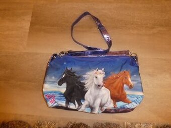 Taška přes rameno Miss melody s motivem koní