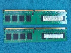 DDR2 paměti Samsung 2x 1GB 666 MHz - 1