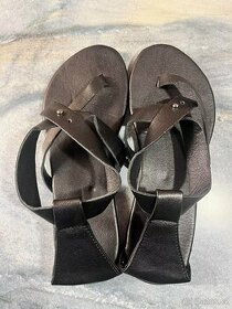NOVÉ dámské černé sandále mezi prsty vel. 37 stélka 24 cm
