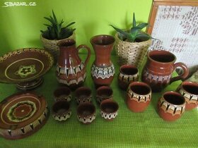 Bulharská keramika - celá sada - 15 ks - 1