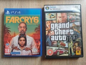 FARCRY 6 /PS4 + ZDRAMA GTA IV /PC