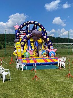Skákací hrady, skluzavky, rodeo býk, kolotoč