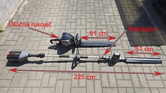 SADA AKU NŮŽEK NA PLOT POWERWORKS 60V/4Ah