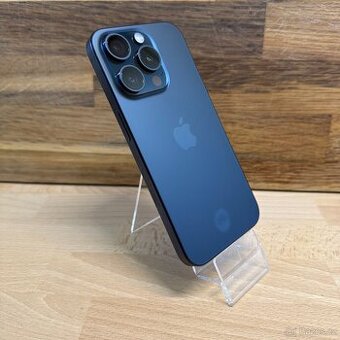 iPhone 15 Pro 128GB, modrý, 96% baterie (rok záruka)