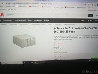 Prodám   Porfix Premium P2-400 PDK 500×500×250 mm