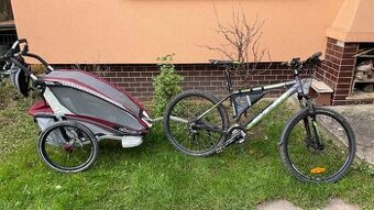 Vozík za kolo Chariot xc1 elektro kolo