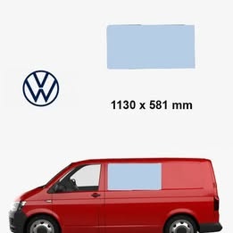 Boční levé pevné okno L1 a L2 | Volkswagen Transporter T5, T