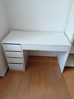 Psací stůl Ada 120cm bílý mat
