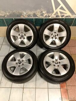 Alu kola Škoda R16 5X112 LETNÍ PNEU 205/55 R16 CRATERIS