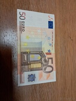 50 eur z roku 2002 pěkná