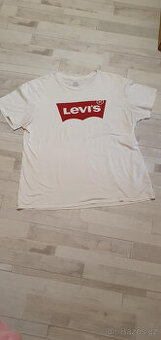 LEVIS tričko bílé 2XL TOP STAV