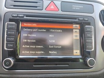 Autorádio RNS510 z VW Tiguan včetně PIN
