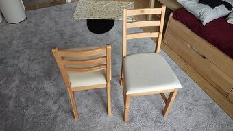 Dvě židle Lerhamn - Ikea