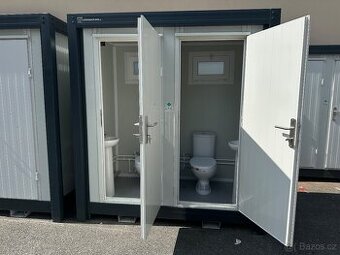 Sanitární kontejner 2x WC + umyv., 220x120 cm NOVÝ