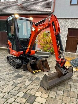 minibagr KUBOTA KX018-4 / hydr. rychloupínák / 3x lopata
