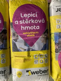 Lepicí a stěrková hmota WEBER - elastik