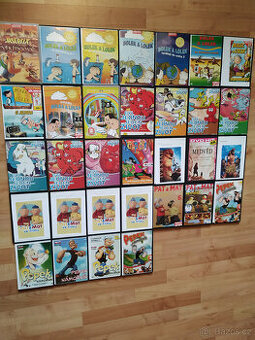 DVD s kreslenými pohádkami pro děti