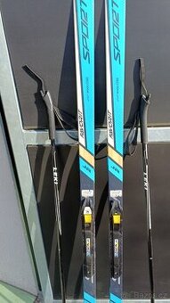 Běžkařské lyže + hůlky