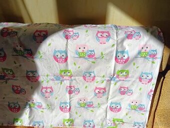 NOVÉ povlečení do dětské postýlky (bílý podklad) 135 x 100cm