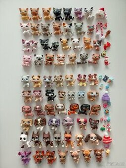 Lps littlest petshop zvířatka kočičky, pejsci, drak, kolouš